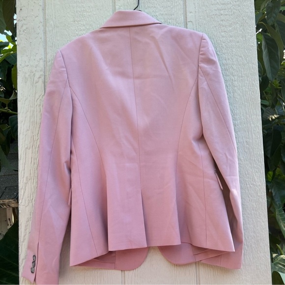 Theory Carissa wool mauve dusty pink blazer - Picture 3 of 7